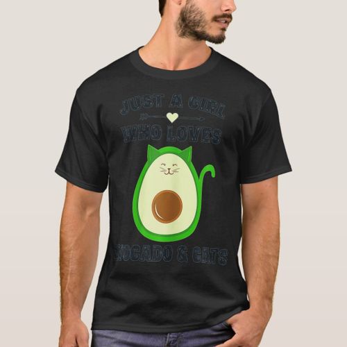 Avocado cat best sale shirt