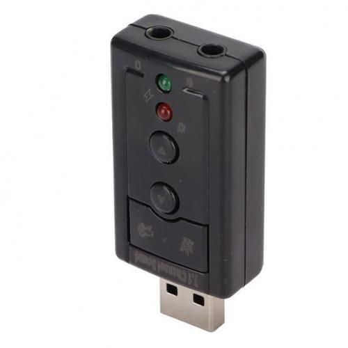 Mini USB 2.0 3D Virtual carte son Externe 7.1 Channel Audio Sound