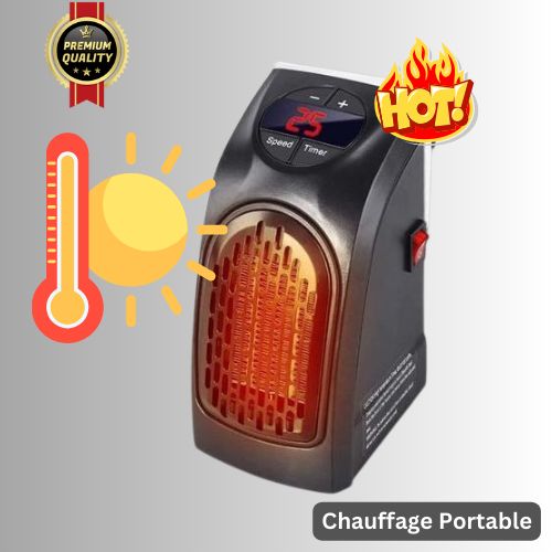 Generic Chauffage Electrique Mural Soufflant Portable Mobile Souffleur  Radiateur 400 W à prix pas cher