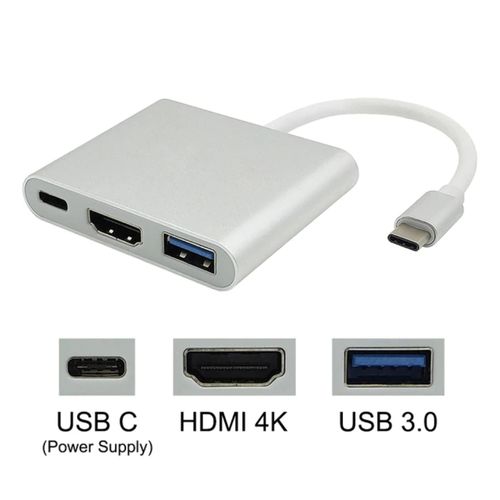 Generic Adaptateur USB Type C Vers HDMI 4k USB 3.0 Convertisseur