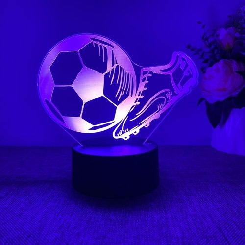 product_image_name-Generic-Lampe Led 3d néon light night,7 Options de Couleur - Contrôle Tactile, de football , cadeaux Pour Les Amateurs De sport-2