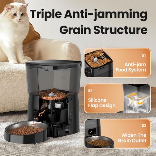 product_image_name-ROJECO-Pet Feeder, Mangeoire automatique intelligente pour animaux de compagnie,Version Wifi-2
