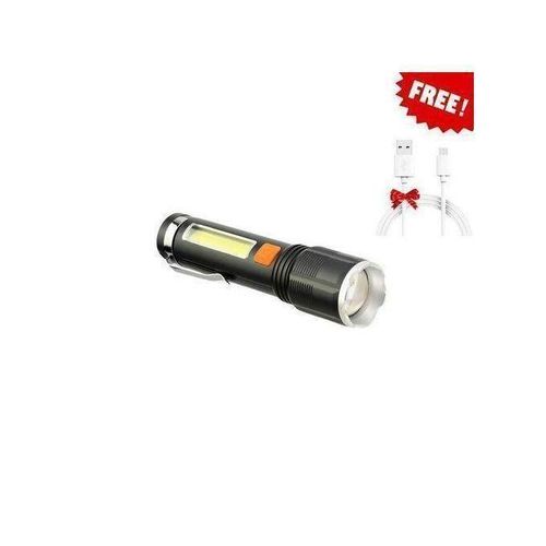 product_image_name-Generic-Lampe Torche LED Rechargeable XH-P50 – Noir-1