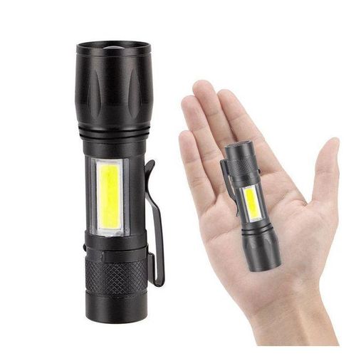 product_image_name-Flashlight-Mini XPE Plus COB LED lampe de poche USB charge torche d'éclairage extérieur zoomable-2