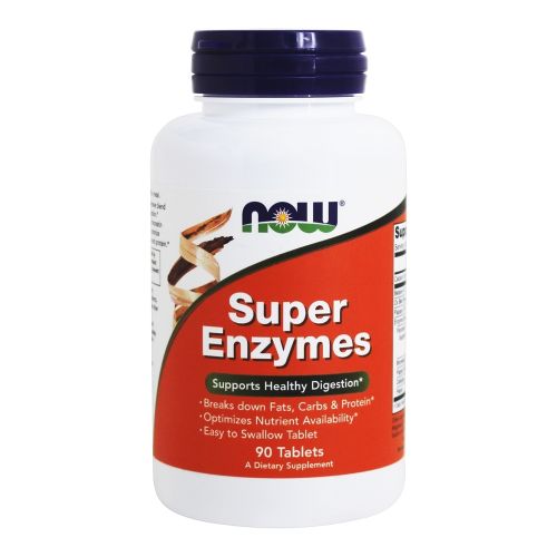 product_image_name-Now-Super enzymes, 90 comprimés.-1