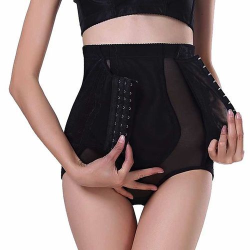 Shorty Gainant Sculptant Taille Haute en Microfibre pour Femme