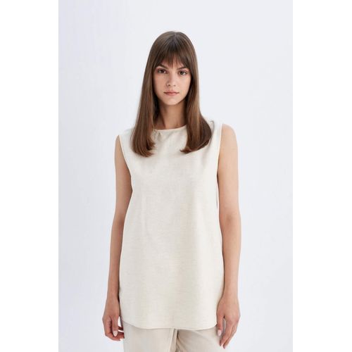 product_image_name-Defacto-تونيك نص كم قطن قصة عادية برقبة مستديرة-7