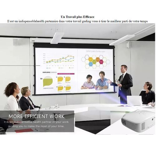Crenova Video Projecteur Full HD 4 k * 2 k 3200 Lumens Home Cinéma Film Beamer  Proyector Datashow Data show