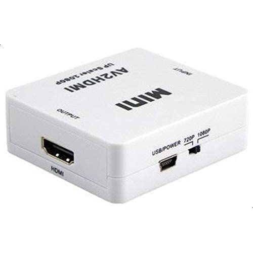 Adaptateur de convertisseur audio vidéo Mini AV vers HDMI pour