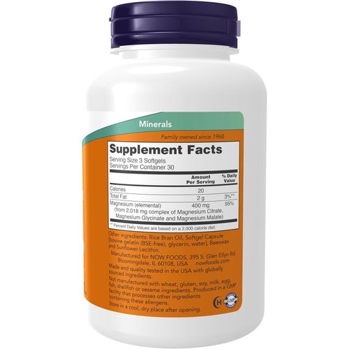 product_image_name-Now Foods-Magnesium Citrate, With Glycinate & Malate, Nervous System Support*, 90 Softgels-3