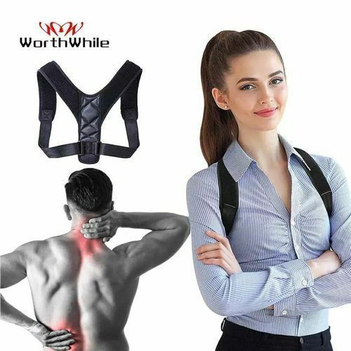 Generic Réglable Adulte Corset Retour Posture Correcteur Dos Épaule Clavicule Brace Ceinture De