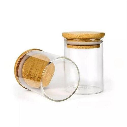 product_image_name-Generic-Ensemble de 6 Bocaux Hermétiques Transparente avec Couvercles en Bois Naturel-1