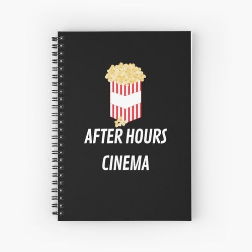Generic After Hours Cinema Spiral Notebook Bloc note
