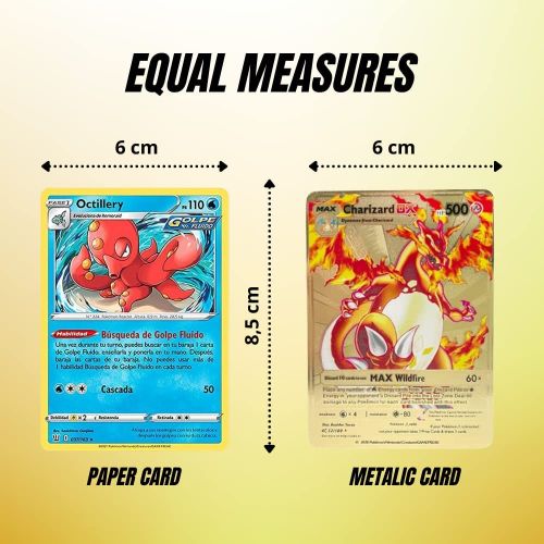 Pokemon CARTE POKEMON GOLD PIKACHU VMAX 580 METAL