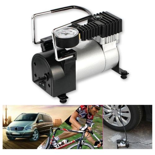 Pompe à air électrique portable - pour voiture, vélo, moto, ballon -  Compresseur