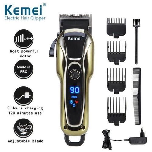 Kemei Tondeuse électrique Rechargeable professionnelle pour raser les  cheveux et couper la barbe à prix pas cher