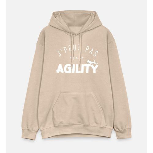 product_image_name-Generic-j peux pas j ai agility - idée cadeau sport canin Sweat à capuche Hoodies-1