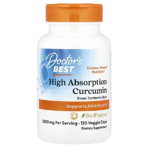 product_image_name-Doctor's BEST-Doctor's Best, High Absorption Curcumin, 120 Veggie Caps-1