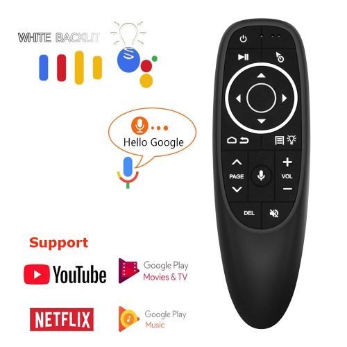 G10 Dispositif de Commande Vocale de Télécommande Sans Fil de Fil 2,4 Ghz  Pour Ordinateur Portable PC Android TV Box