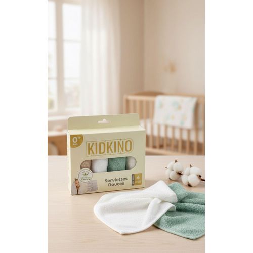 product_image_name-Generic-مجموعة من 4 مناشف قطنية فائقة النعومة للرضع (0+ شهر)-2