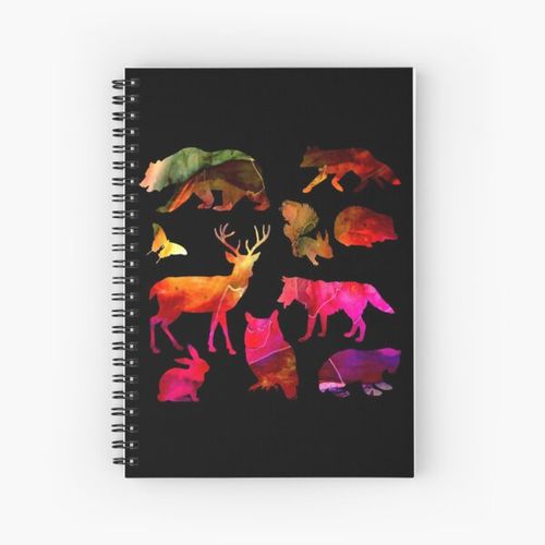 product_image_name-Generic-Woodland Animals Spiral Notebook Bloc note-1