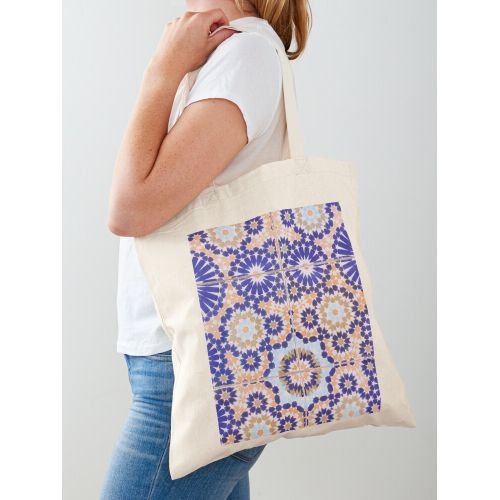 product_image_name-Generic-حقيبة يد قطن كلاسيكية من زيليج المغرب التقليدية-1