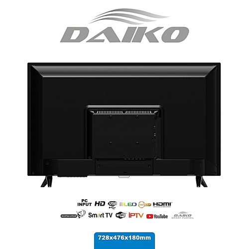 Daiko Daiko 32&quot; - Smart TV - Récepteur intégré - TNT 3HDMI 2USB HD LED32M6296DK - Noir