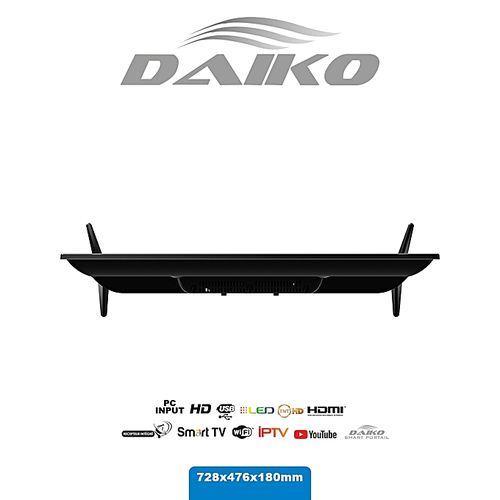 Daiko Daiko 32&quot; - Smart TV - Récepteur intégré - TNT 3HDMI 2USB HD LED32M6296DK - Noir