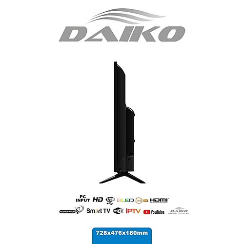 Daiko Daiko 32&quot; - Smart TV - Récepteur intégré - TNT 3HDMI 2USB HD LED32M6296DK - Noir