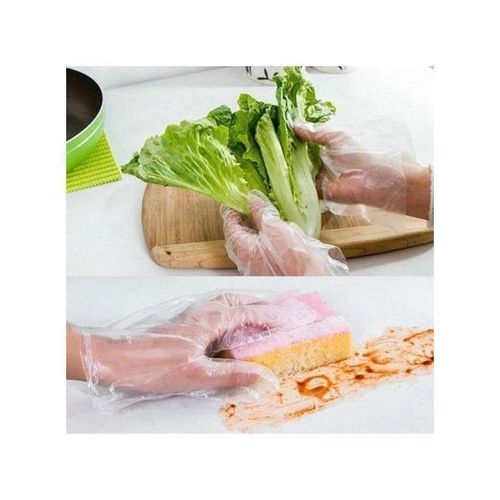 product_image_name-Generic-Gants en plastique jetables (lot de 100 Pcs)-5