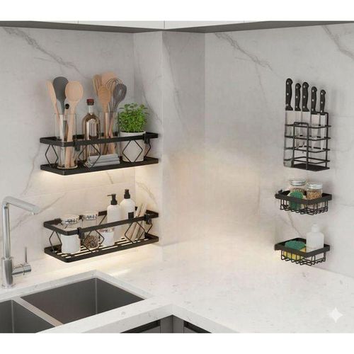 Generic Support mural pour vaisselle et accessoires - image 2