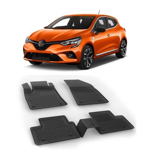 SAHLER Tapis coffre 4D Renault Clio 5 sur mesure sans odeur