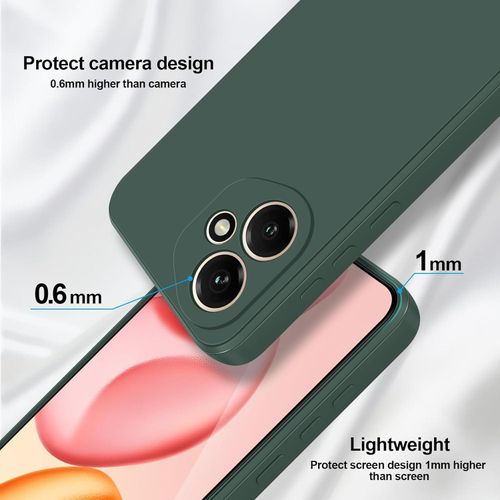 product_image_name-Case-غطاء سيليكون سائل لهاتف Honor 400 5G - أخضر-3