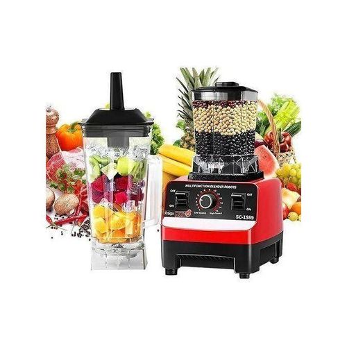 product_image_name-Generic-Mixeur, Mélangeur, Blender, Robot 2 Bols incassable Presse agrume céréales-2