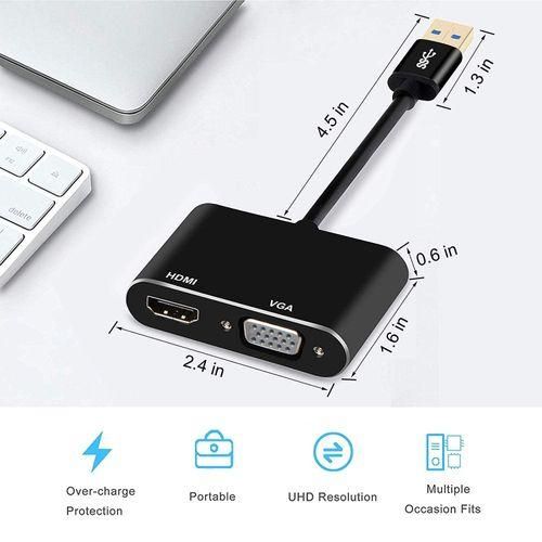 product_image_name-Generic-Adaptateur Hight Qaulity  2 in 1 HDMI+VGA+USB-3