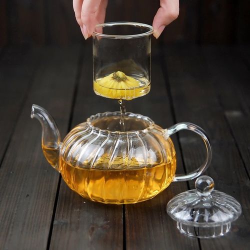 Infuseur à thé en verre résistant à la chaleur avec filtre