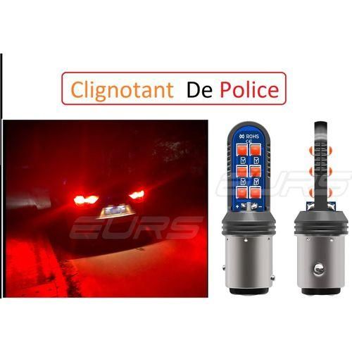 product_image_name-Generic-Lot de 2 Ampoules Stroboscopiques LED, Feu Arrière Clignotant Avertisseur pour Voiture-1