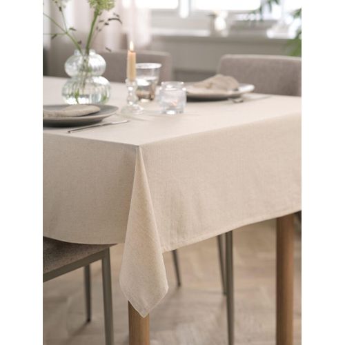 product_image_name-Generic-Nappe de table 140x240 cm - Couleur Naturelle - Coton & Lin-2