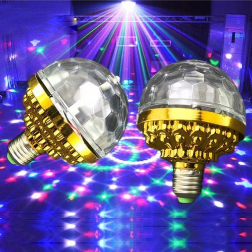 de Noël B22 E27 Ampoule de scène Ampoule tournante Lampe disco Boule de  cristal