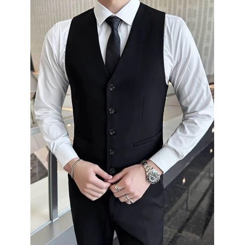 product_image_name-Generic-Ensemble Slim Fit Sweet Vest et 4 pièces en Tunisie - Lazy British Steel, leggings pour le printemps et l'automne, parfait pour les fêtes-1