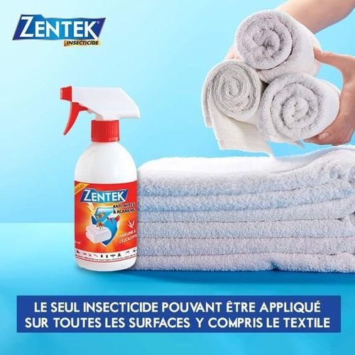 Zentek Insecticide anti mites et acariens 500ml Protection Totale à prix  pas cher