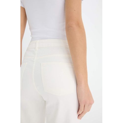 product_image_name-Defacto-بنطلون جينز أبيض مستقيم بخصر عادي وطول الكاحل-7