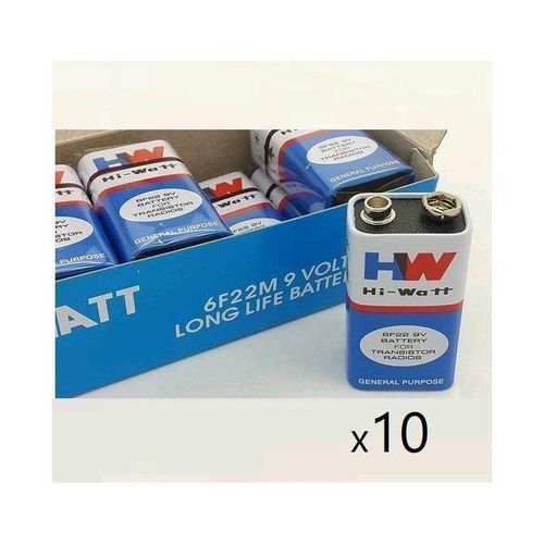product_image_name-Generic-10 Piles 9 Volts // Batteries 9 volts Multi usage-1