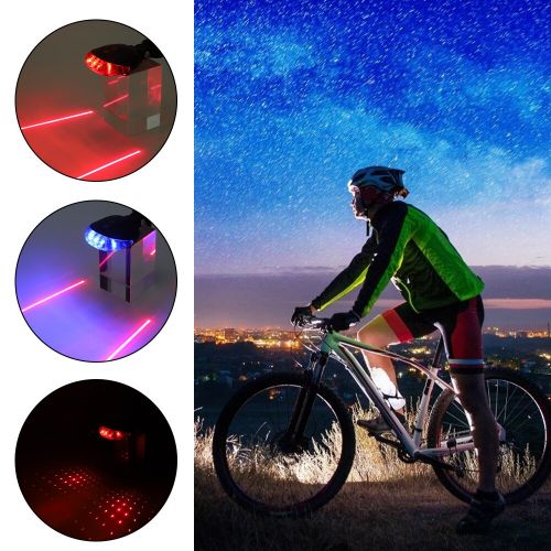 Generic Feux arrière étanches à LED laser pour vélo, lumière de sécurité à  prix pas cher