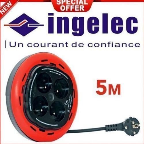 product_image_name-Ingelec-Rallonge multiprises Enrouleur   5 mètres-1