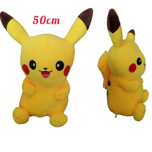 Pokemon Poupées en peluche Pokemon Pikachu Géant de 50cm jouets en peluche  mignon Grand Cadeau à prix pas cher