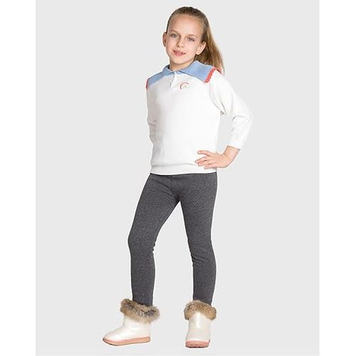 Legging chaud fille sales