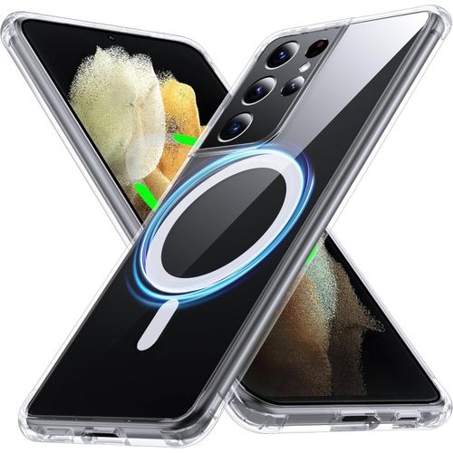 product_image_name-Generic-Pochette transparente pour Samsung S21 Ultra MagSafe magnétique-1