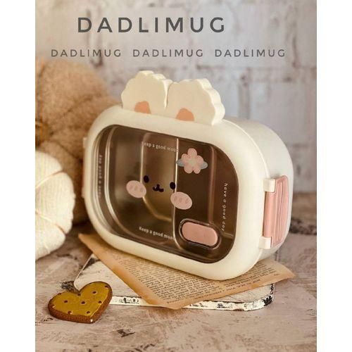 product_image_name-Generic-Jolie boîte à déjeuner Bento en acier inoxydable, boîte à déjeuner Bento scolaire pour enfants, récipient alimentaire portable hermétique, boîte à déjeuner séparée chauffante-3