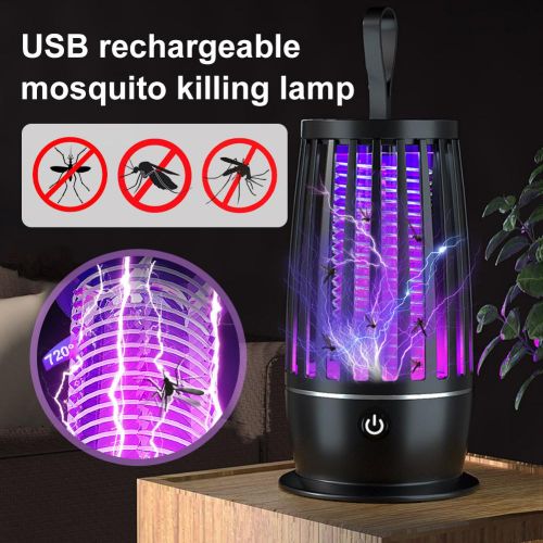 Lampe anti-moustiques et insectes 3W compacte et rechargeable USB